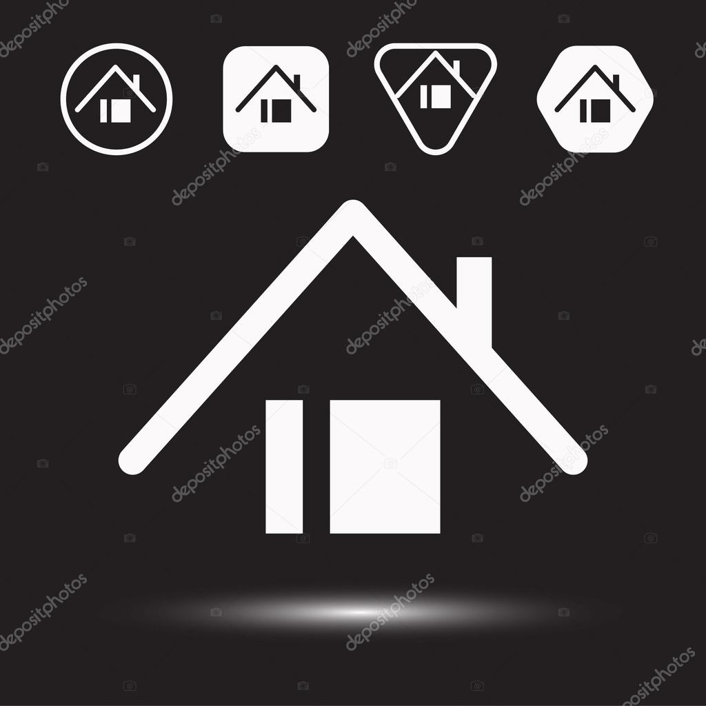 Houses icons set. Logos housing
