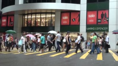 Yaya geçidi Hong Kong.