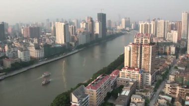 Şehir merkezinde Guangzhou genel bakış
