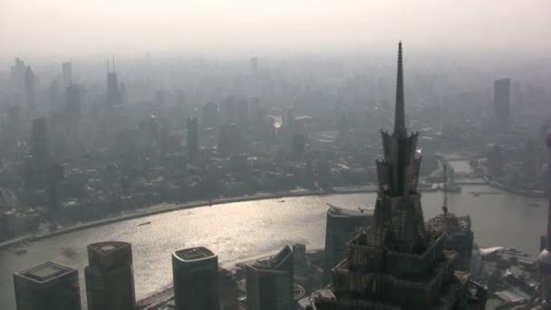 Magával ragadó Shanghai skyline — Stock videók