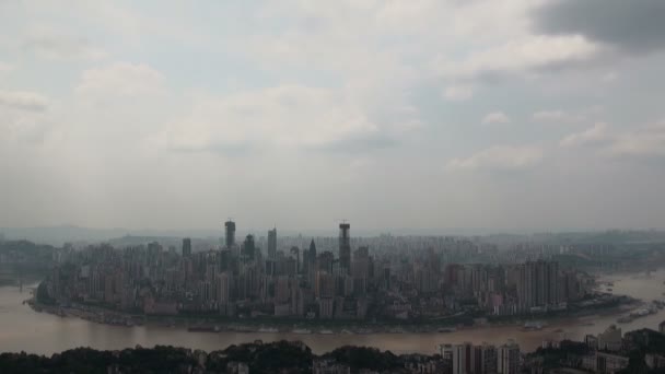 Skyline von Chongqing — Stockvideo