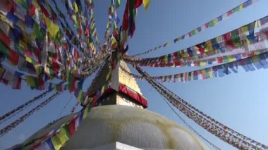 Bodnath stupa dua bayrakları