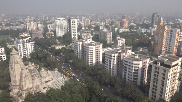 Skyline della città di Calcutta, India — Video Stock