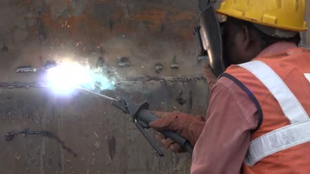 焊工工程建设 — 图库视频影像