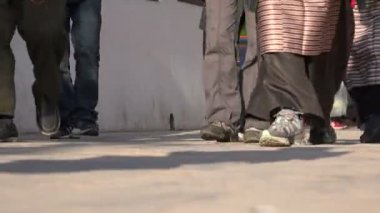 Hacılar boudhanath stupa etrafında yürüyüş