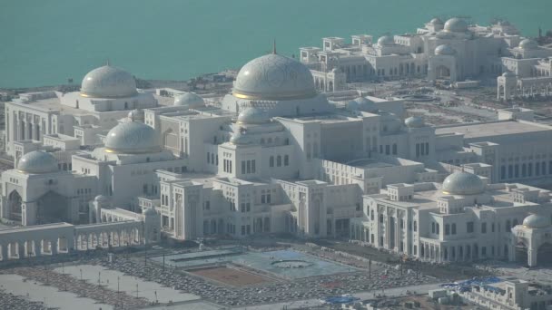 Президентский дворец в Абу-Даби — стоковое видео