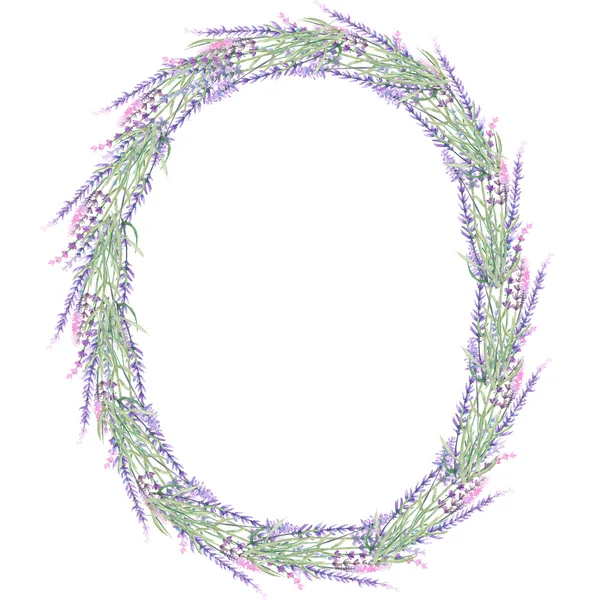 Wreath of lavender — Stock Photo, Image