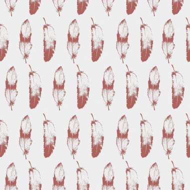 Tek renkli tüyler seamless modeli