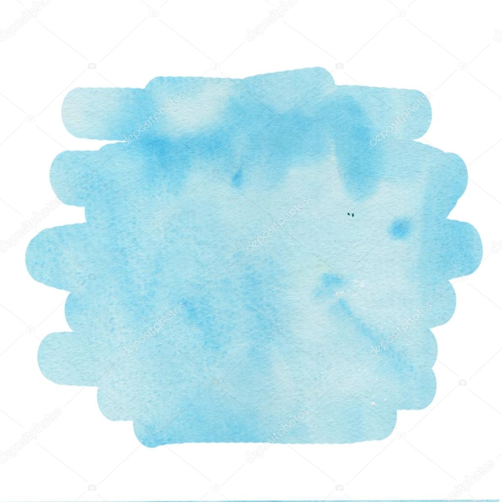 Watercolor blue background for text — Stock Photo © NastyaSklyarova