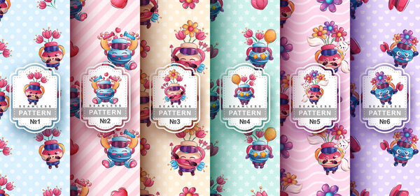 Установить кувшин с карикатурным персонажем