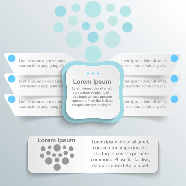 Abstrakte 3D digitale Illustration Infografik. Box-Symbol. — Stockvektor