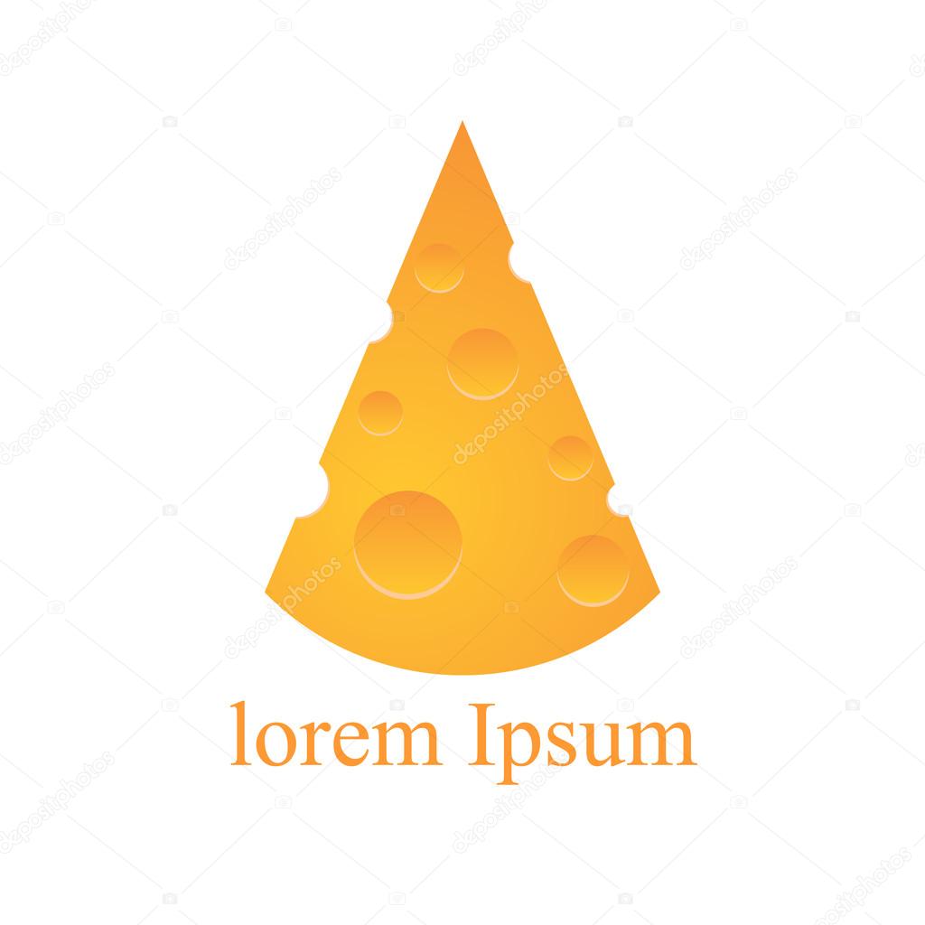 Cheese icon. Cheese logo.