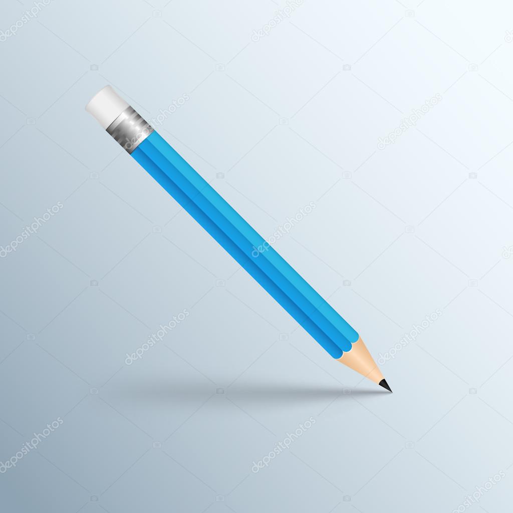 Pencil icon. Pencil logo.