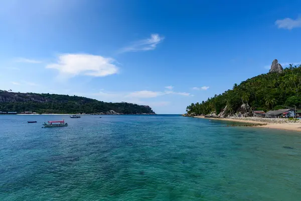 Mersing, Johor, Malezya yakınlarındaki Pulau Aur adası manzarası