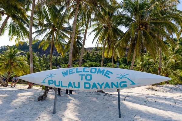 Mersing, Johor, Malezya yakınlarındaki Pulau Dayang Adası