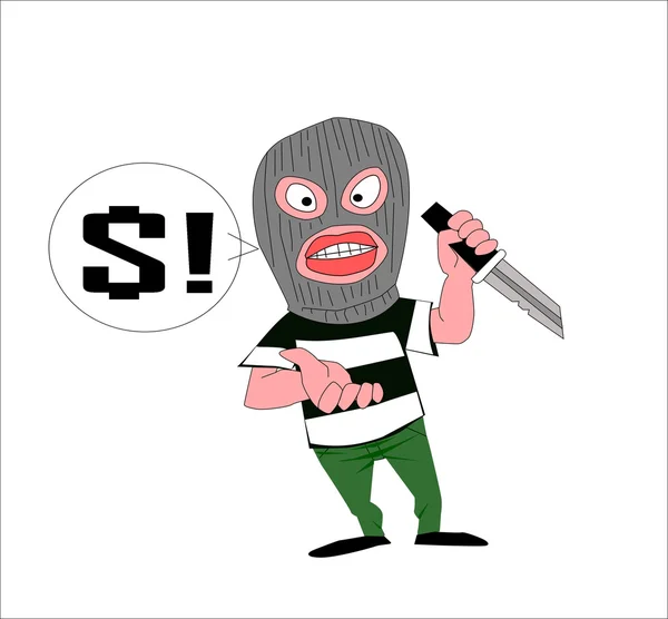 Bad man — Stock Vector