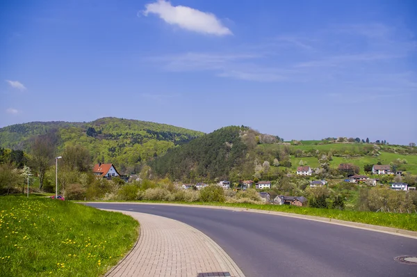 The beautiful countryside location. — Stock Photo, Image