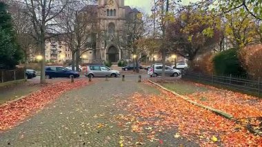  Braunschweig, Almanya, Avrupa 7. 12, 2025: Şehir kilisesi manzarası