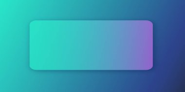 : Çerçeve cam morfizmi tarzında. Arka plan mavi-yeşil renkte bir gradyan. Tasarım tasarımı için.