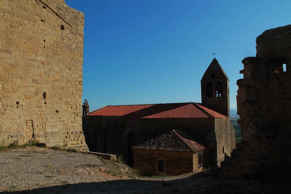 Igreja Castelo San Vicente Sonsierra — Fotografia de Stock
