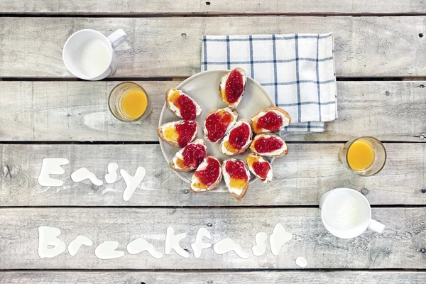 Mesa de desayuno fácil — Foto de Stock