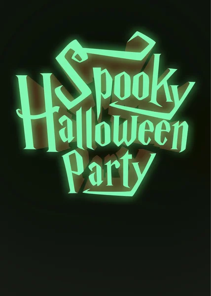 Spooky Halloween Party quotes — Stock Photo, Image