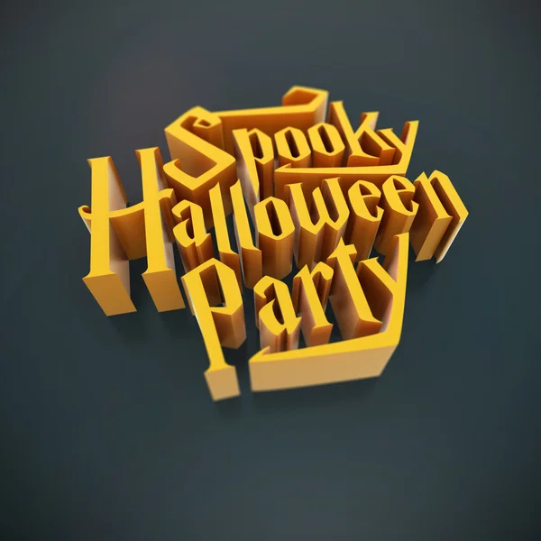 Spooky Halloween Party quotes — Stock Photo, Image