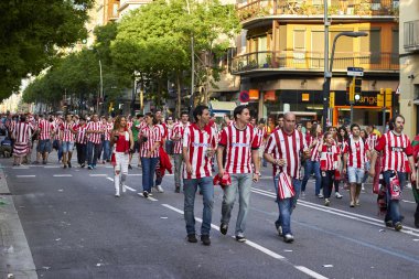Barcelona, İspanya - 30 Mayıs 2015: İspanya 2015 Kupası Final maçı