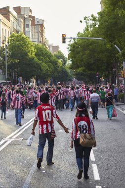 Barcelona, İspanya - 30 Mayıs 2015: İspanya 2015 Kupası Final maçı