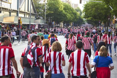 Barcelona, İspanya - 30 Mayıs 2015: İspanya 2015 Kupası Final maçı