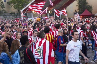 Barcelona, İspanya - 30 Mayıs 2015: İspanya 2015 Kupası Final maçı
