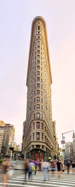 NOVA IORQUE, EUA - 17 de agosto: fachada do edifício Flatiron — Fotografia de Stock