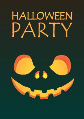 Cadılar Bayramı partisi yüz oyulmuş