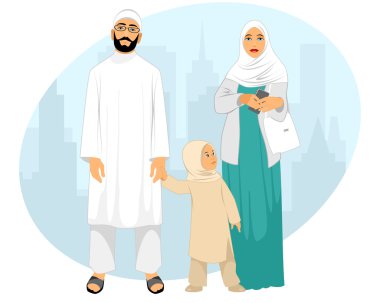 Genç Müslüman aile