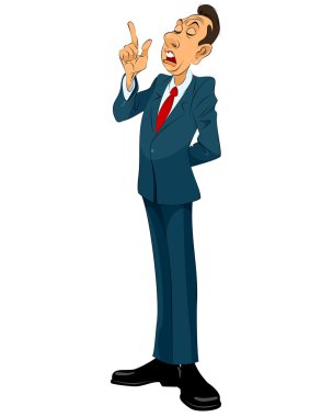 Konuşma Iimportant iş adamı 