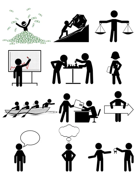 People in business — Stock Vector