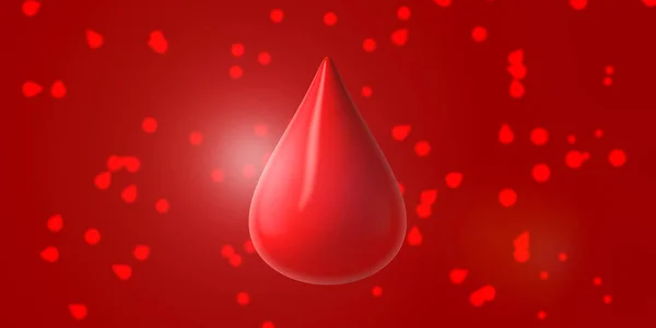 Blood Oxygen Saturation Background Minimal Modern Design Illustration — Stock Photo, Image