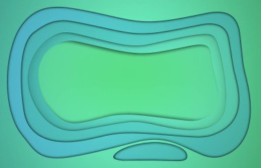 Geometrik şekilli afiş için soyut arkaplan. Renkli. 3d illüstrasyon.