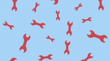 Yayıcıların canlandırılmış soyut animasyon arka planı. 4 bin. Vj döngüsü.