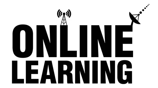 Банер Онлайн Навчання Антенами — стоковий вектор