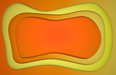 Geometrik şekilli afiş için soyut arkaplan. Renkli. 3d illüstrasyon.