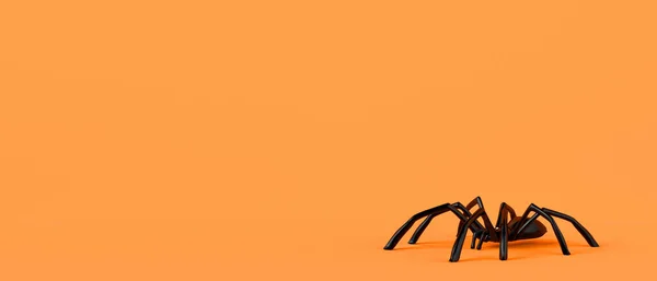 Halloween Banner Kürbislaterne Mit Kerzen Auf Unkonzentriertem Hintergrund Illustration Jack — Stockfoto