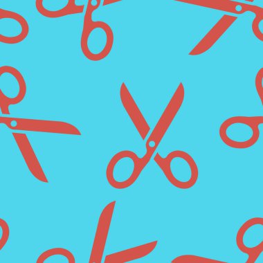 Makas şekilli desen için pürüzsüz kiremit.