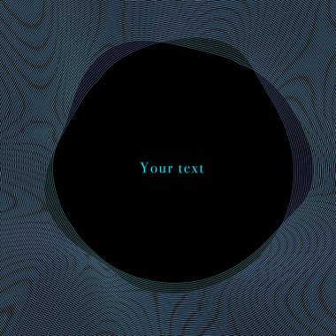 Geometrik şekilli zarif tasarım vektör çerçevesi. Kartvizit, el ilanı, broşür ve logo tasarımı için bir unsur.