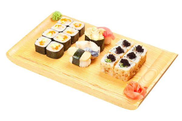 Karışık sushi tabağı — Stok fotoğraf