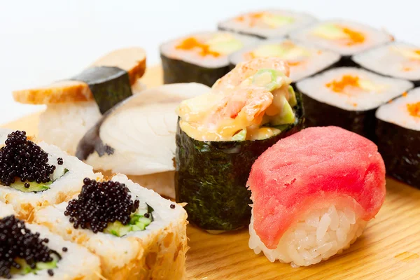 Mixed sushi plate — Stock Photo, Image