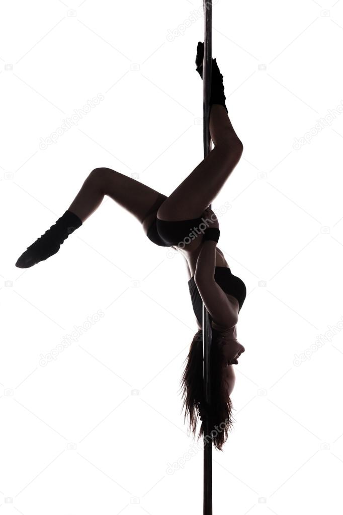 Pole dancer woman