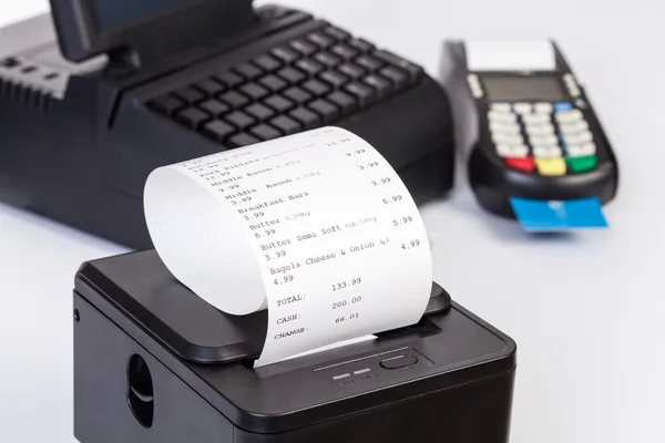 Point-of-Sale-System für Einzelhandel oder Restaurant — Stockfoto