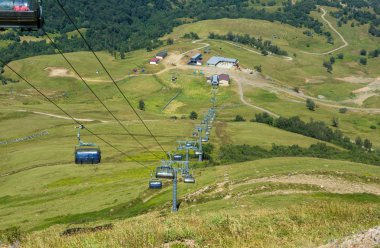 Alp manzara, Bakuriani, Gürcistan
