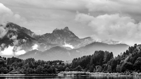 Forggen jezero a Alpy Royalty Free Stock Obrázky